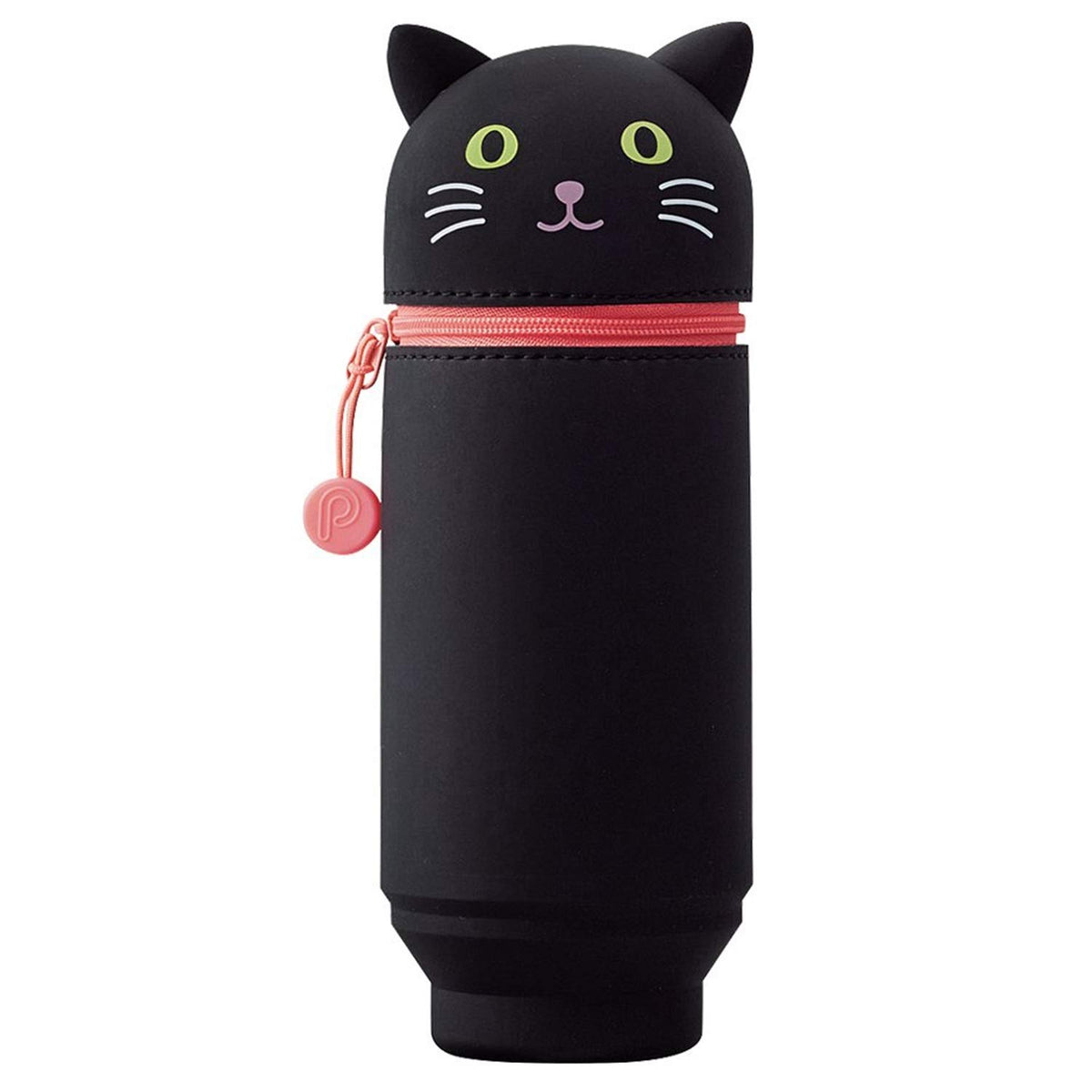 Lihit Lab Stand Pen Case Big Punilabo Kuroneko A7714-3 Japan