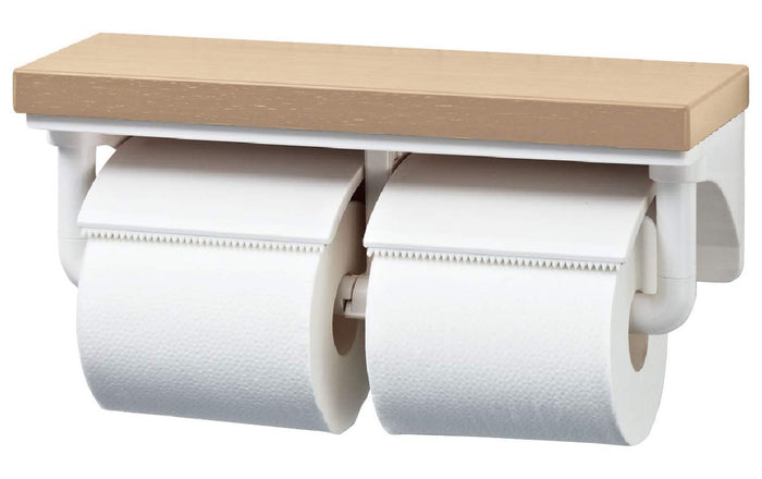 Lixil Inax Double Paper Roller With Shelves Kurie Pail Cf-Aa64Ku/Lp Made In Japan