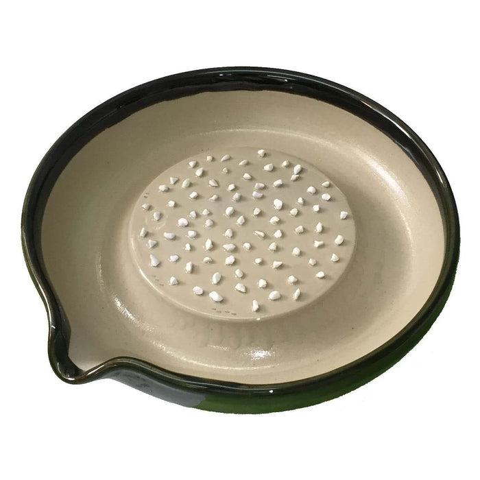 Motoshige Ceramic Grater Plate 18Cm Made In Japan