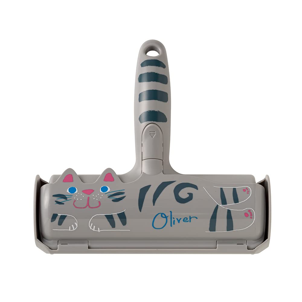 Pakupaku Roller Oliver Reusable Cat Hair Removal Brush Cleaner For Dog/Cat/Pet Carpet/Mat - Japan Seal Direct Sales