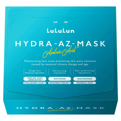 Lululun Hydra Az Mask 28 Sheets Large Capacity Face Pack for Hydration