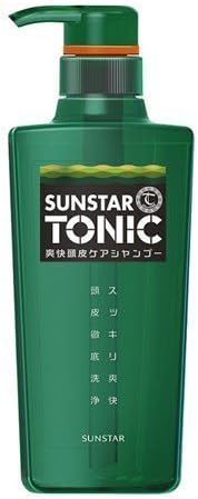 선스타 토닉 스칼프 클리어 샴푸 펌프 남성용 480ml