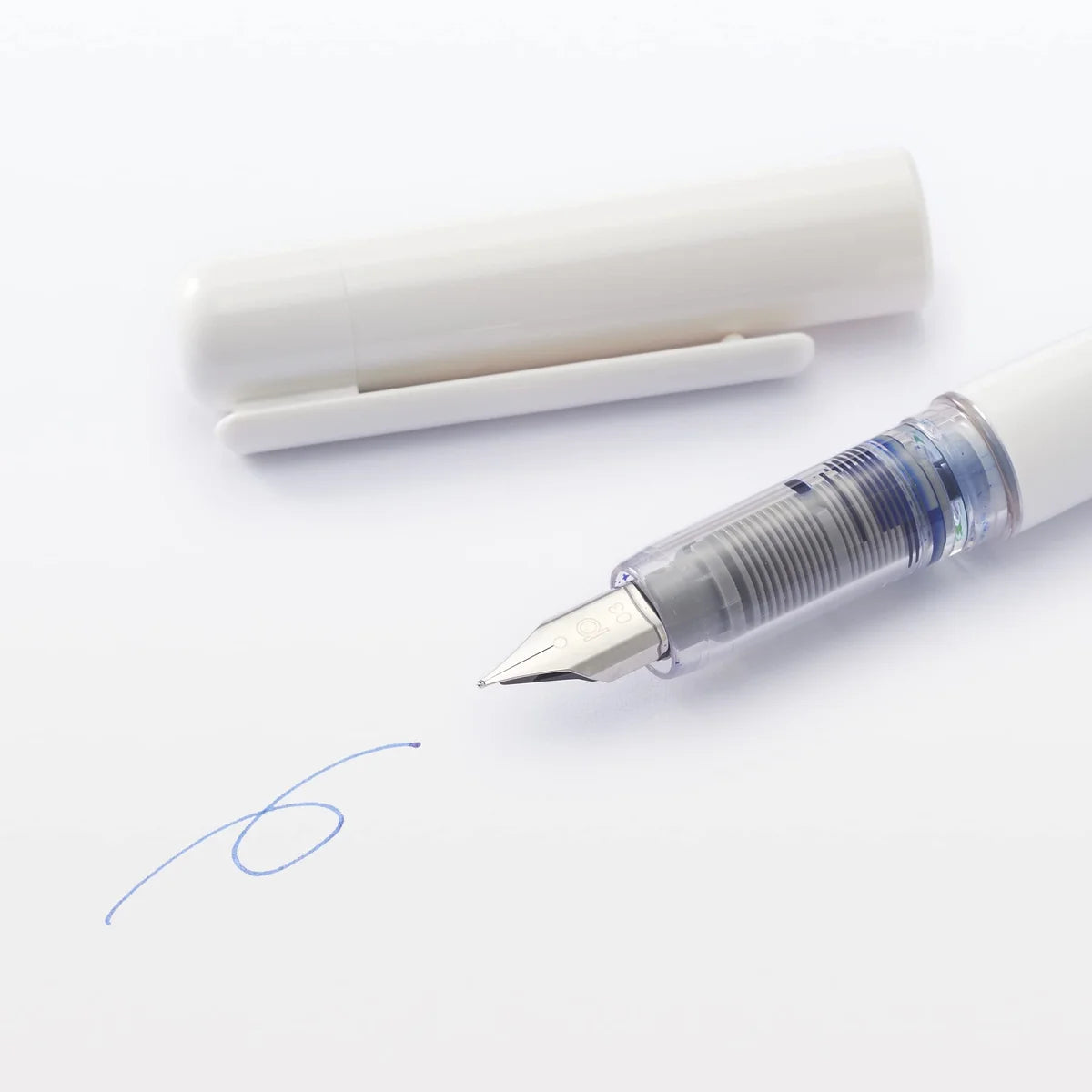 Muji 44596913 Fountain Pen Cartridge Blue Black 4 Pieces Japan Φ7.5Mm 58X