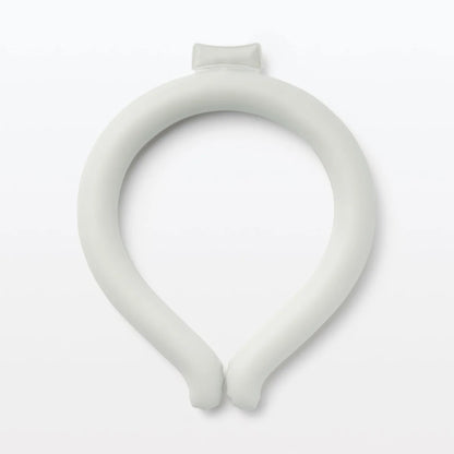 Muji Gray Neck Cooler L 15.5x18cm Inner Circumference 39cm 83896102