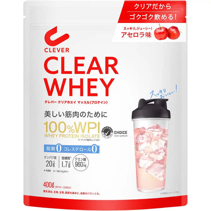 Clever Clear Whey Protein WPI 100% Muscle Acerola Flavor 400G Zero Fat Cholesterol