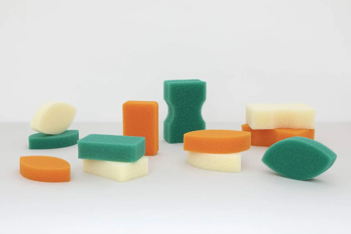 Kamenoko-Tawashi Japan 3Pc Kamenoko Sponge Do Konoha Cream Set
