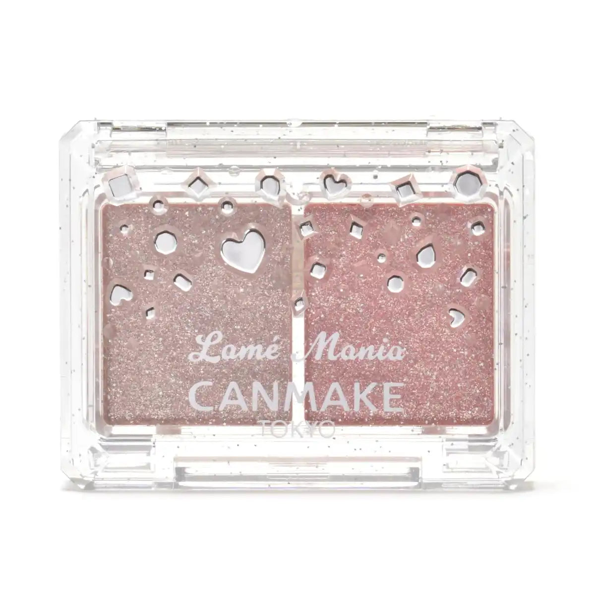 Canmake Glitter Mania 02 Eyeshadow 2.7G - Pastel Pink & Pearl Duo