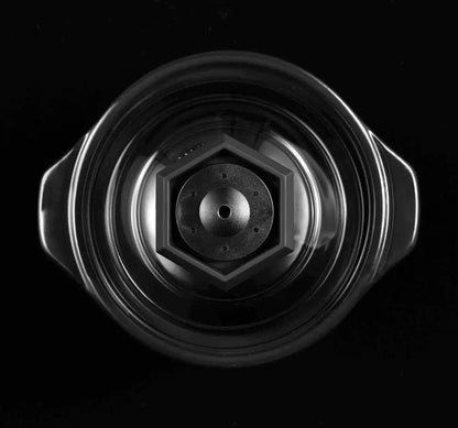 Hario Glass Rice Pot GNR-150-B Black 1-2 Cup Japan