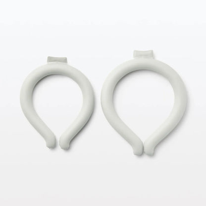 Muji Gray Neck Cooler L 15.5x18cm Inner Circumference 39cm 83896102