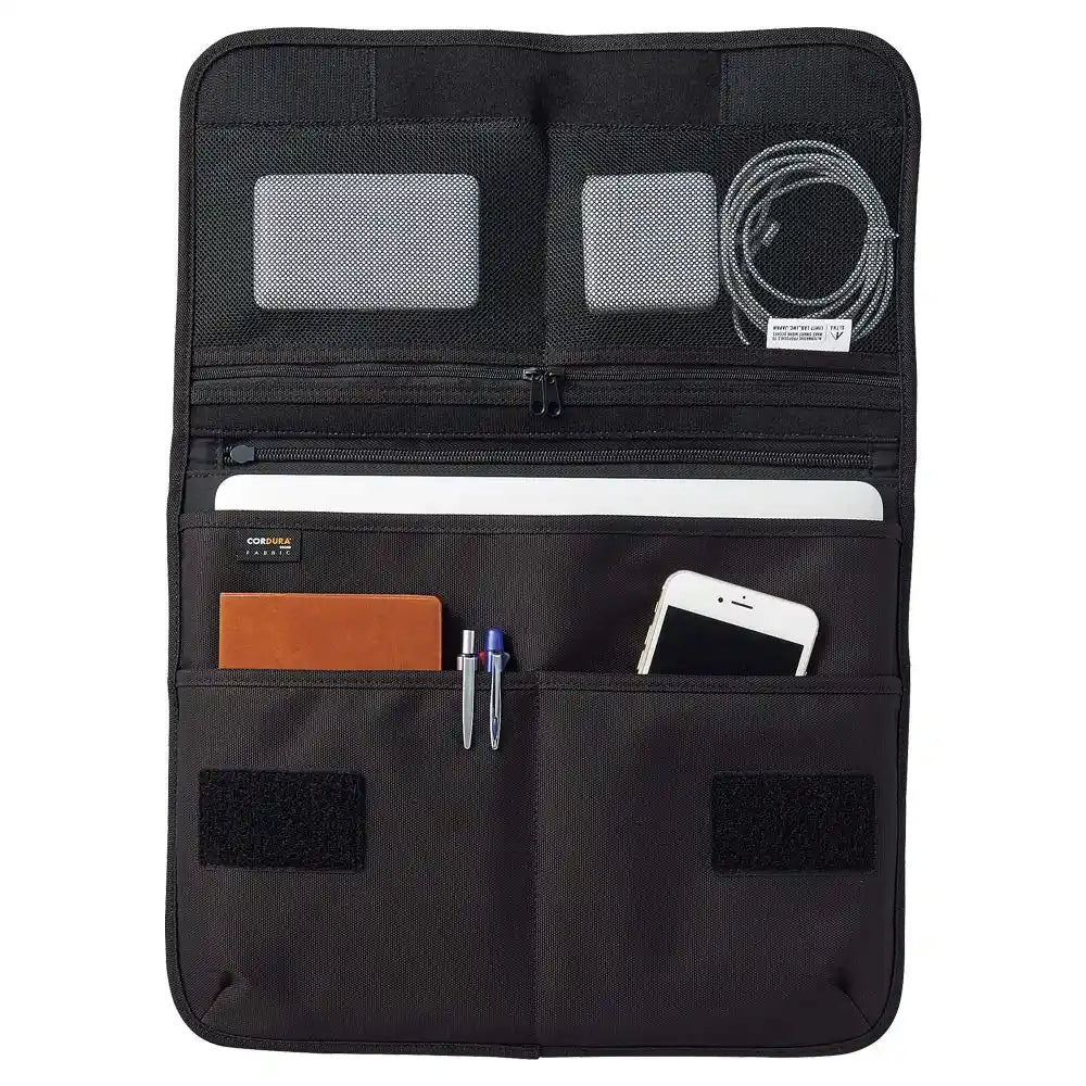Lihit Lab Cordura Flat Pouch L Olive A7768-22 Japan