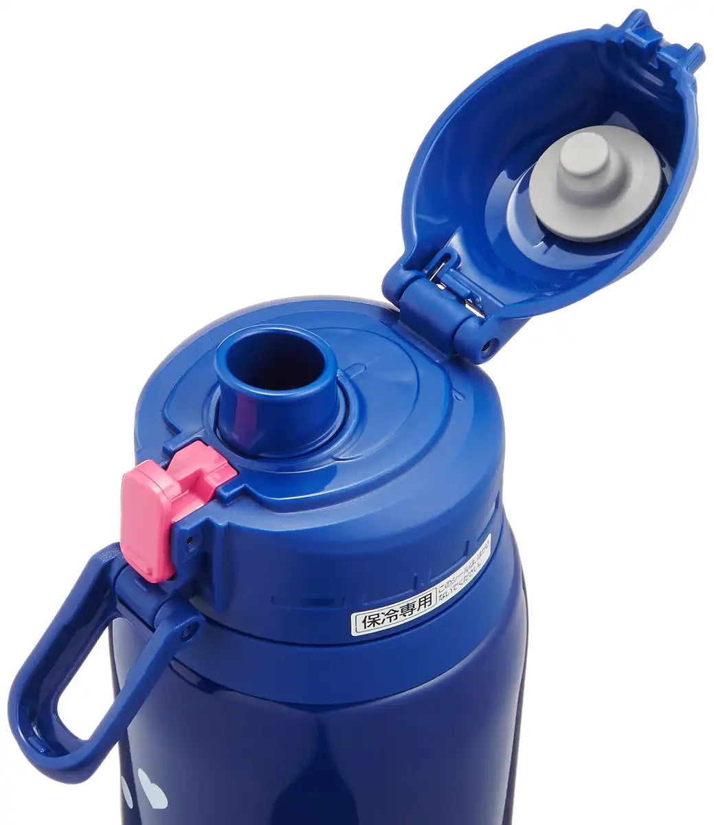 Zojirushi 1.55L Stainless Steel Direct Drinking Water Bottle Sports Type Navy Dot