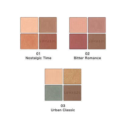 Lunasol Eye Coloration N 02 Palette - Vibrant Eyeshadow by Lunasol