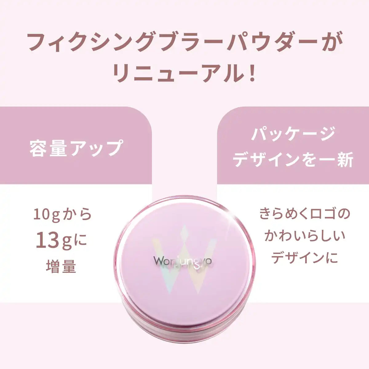 Wonjungyo Fixing Blur Powder N 02 Beige Uni 13G - Couvrance Douce et Lisse des Pores