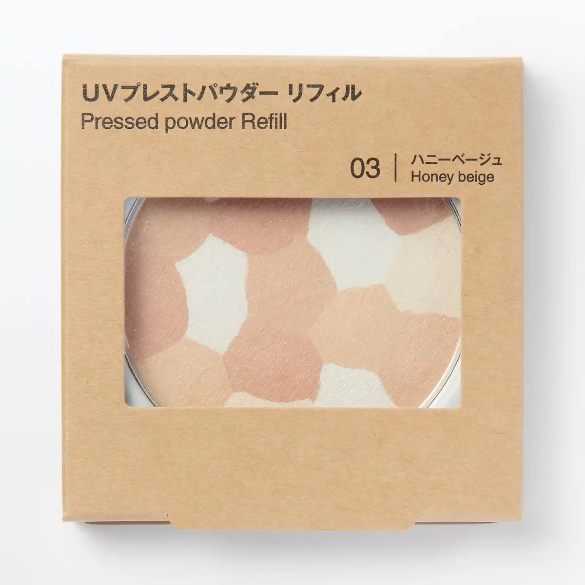 Muji UV Pressed Powder Refill Honey Beige SPF33 PA+++ 9.1g