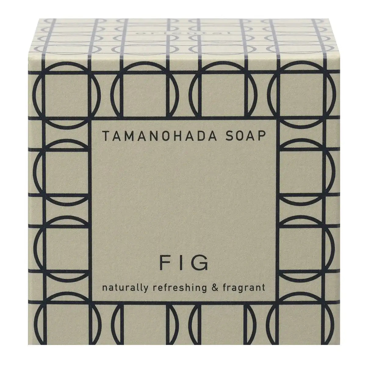 Tamanohada Bar Soap Fig Scent 125g for Refreshing Skin Care
