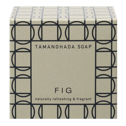 Tamanohada Bar Soap Fig Scent 125g for Refreshing Skin Care