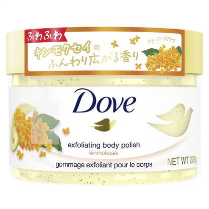 Dove 오스만투스 크리미 바디 스크럽 298g 각질 제거 및 클렌징 선물