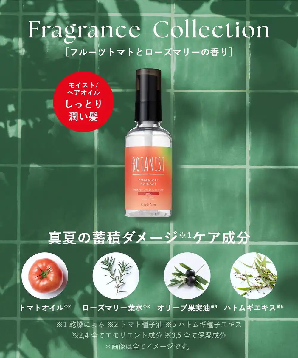 Aceite Capilar Limitado Estacional para Botánicos Hidratante con Frutas, Tomate y Romero