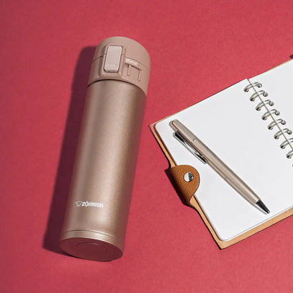 Zojirushi 360ml Direct Drinking Water Bottle in Rose Gold - Sm-Kc36-Nm