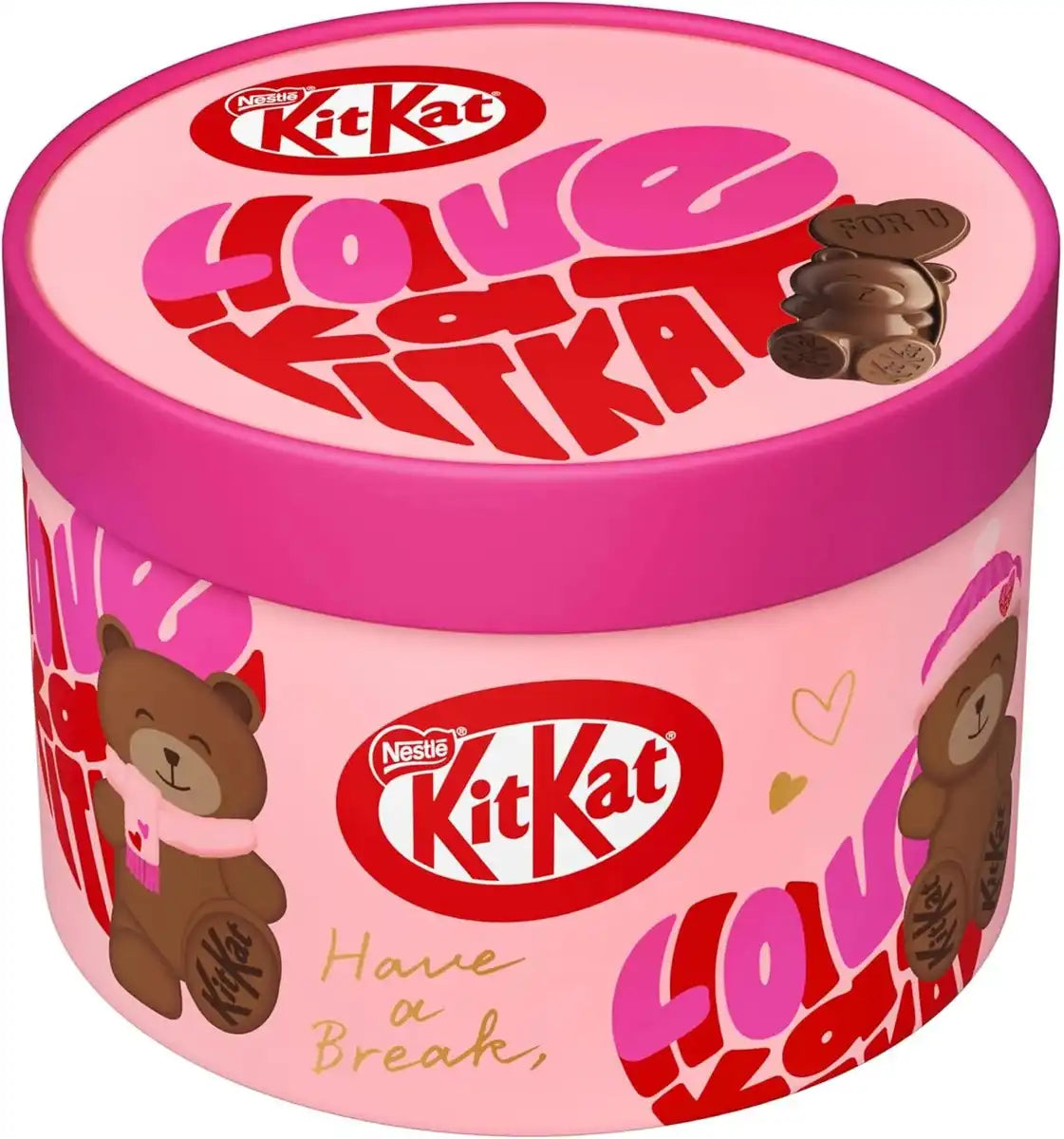 KitKat Kit Kat Heart Bear Party Box 35 Count Chocolate Treats