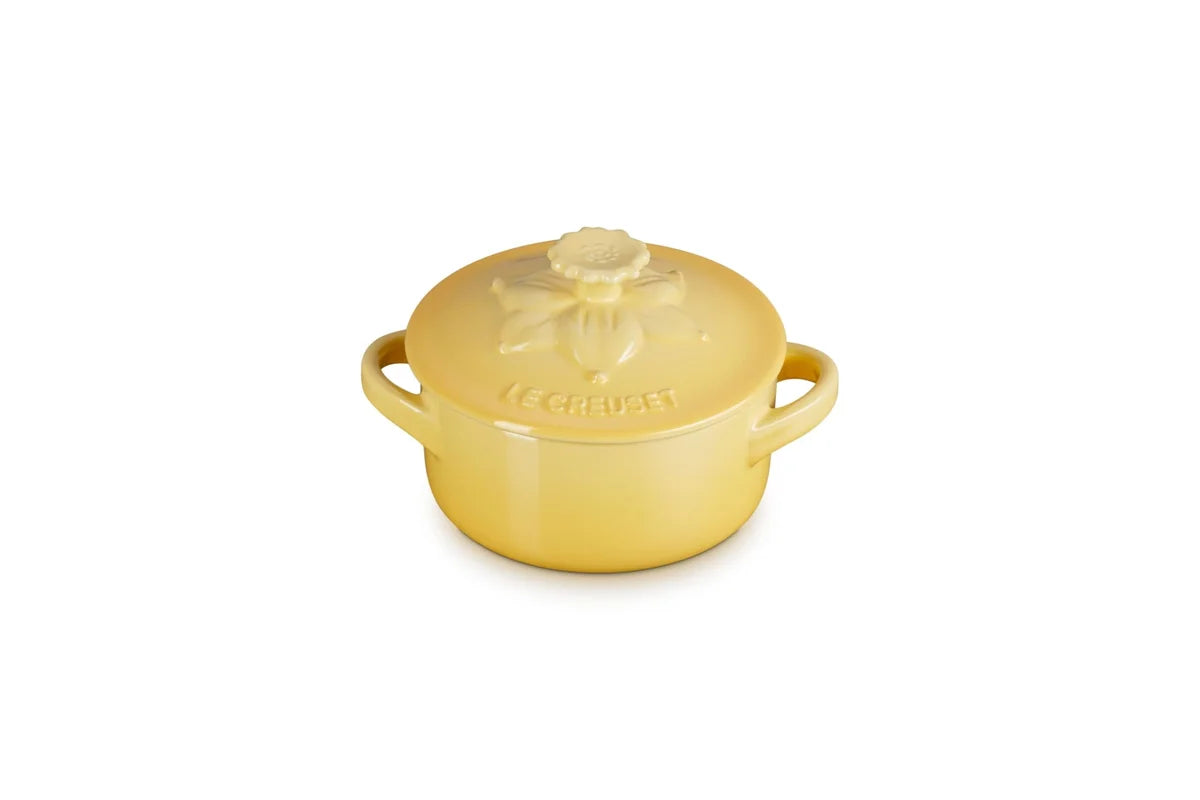Le Creuset Mini Cocotte Chamomile Design Microwave and Oven Safe Japan