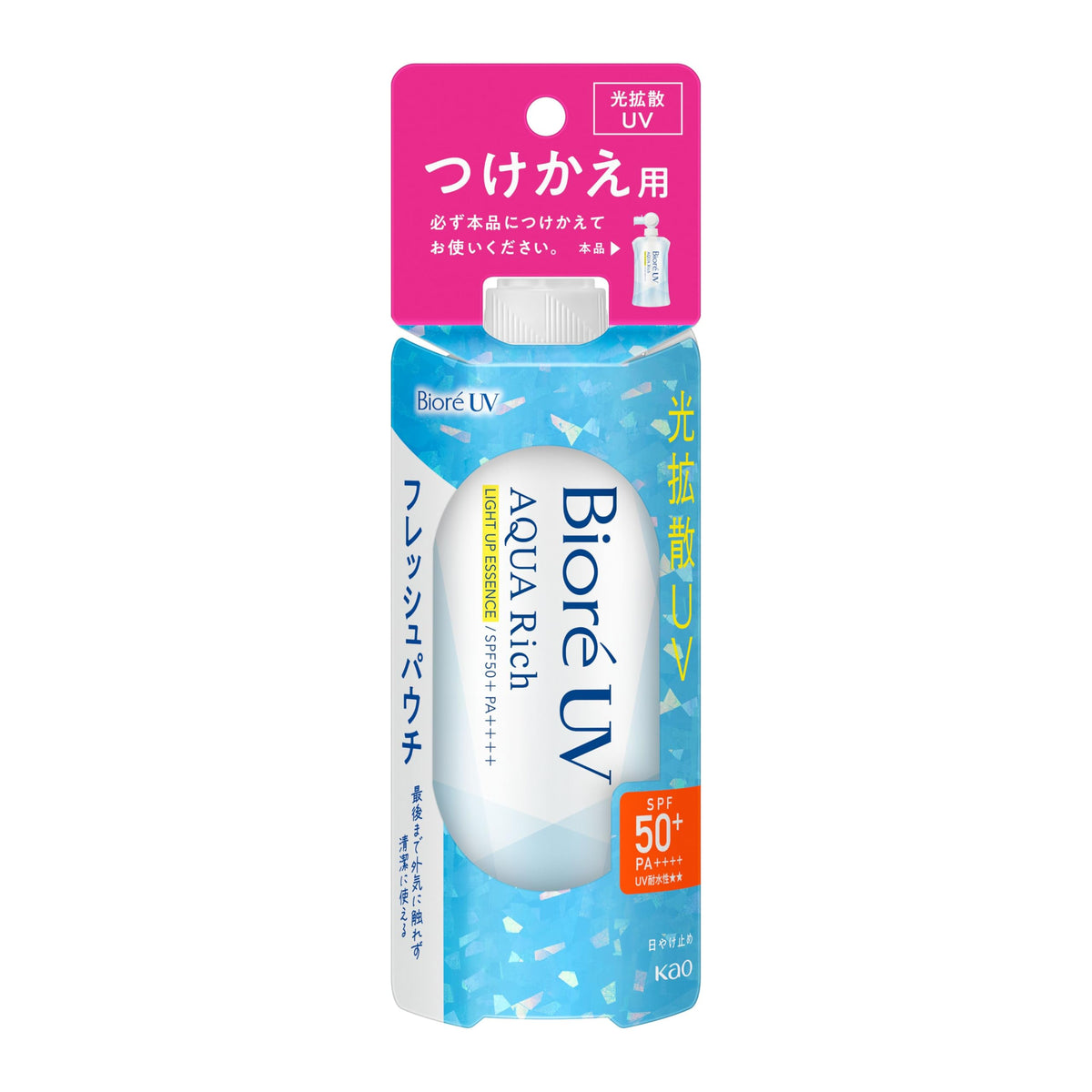 Biore UV Aqua Rich Light Up Essence 120G Refill Sunscreen SPF50