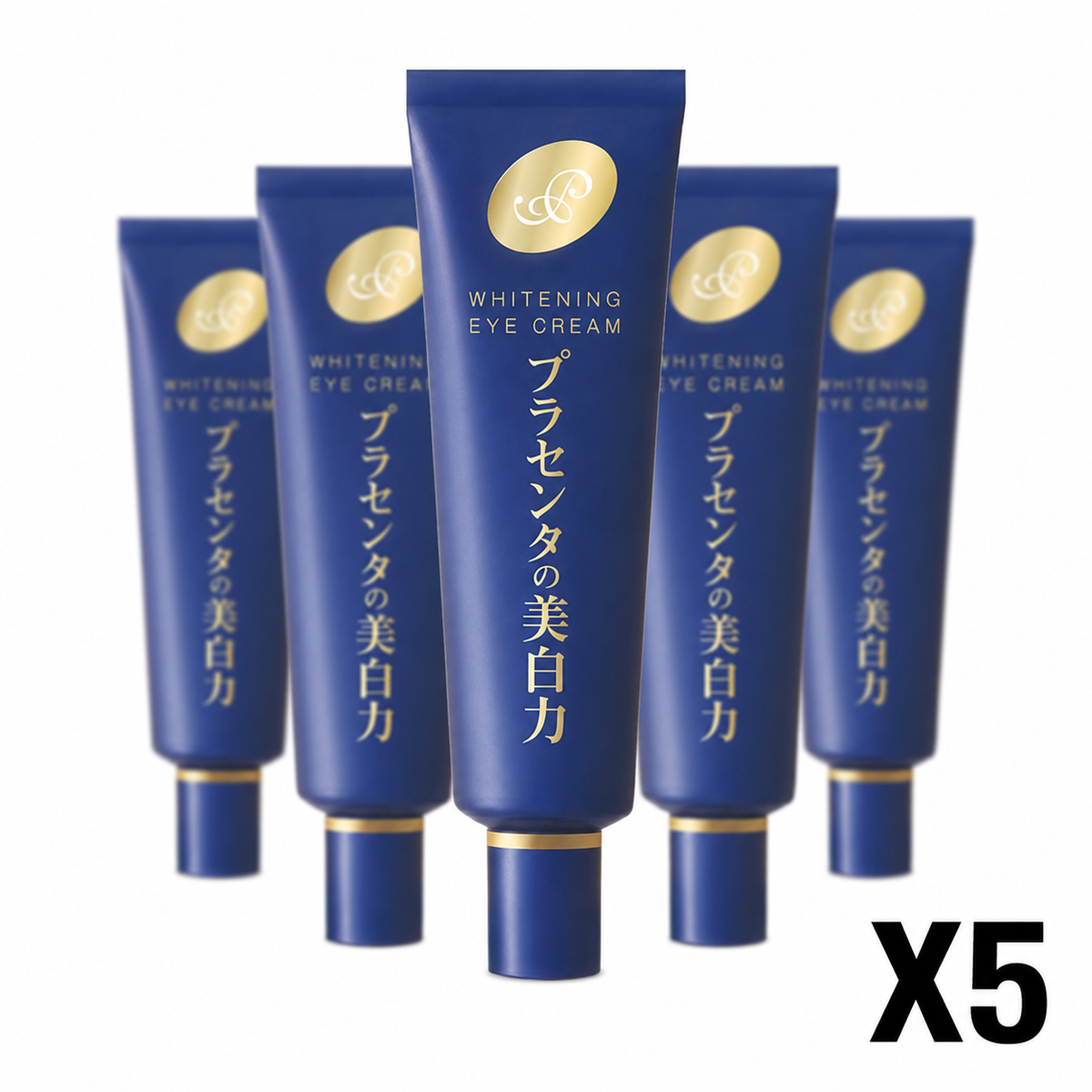 Meishoku Placenta Whitening Eye Cream 33g 5-Piece Set