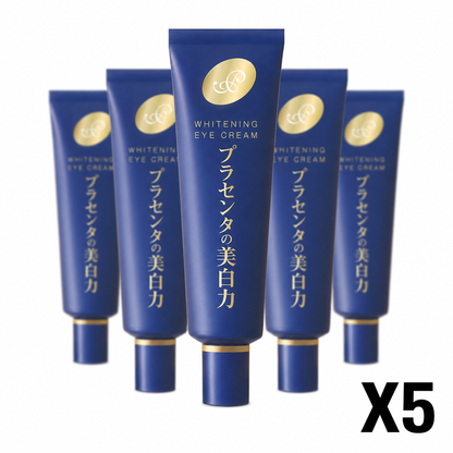 Meishoku Placenta Whitening Eye Cream 33g 5-Piece Set