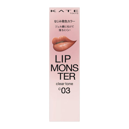Kate Lip Monster C03 Clear Tone Moisturizing Lipstick