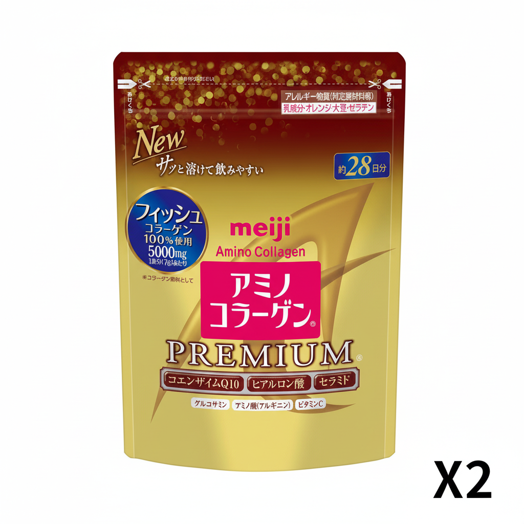 Meiji New Amino Collagen Premium Nachfüllpackung 196g