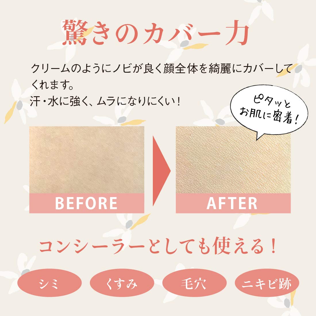 Meiko Cosmetics Naturactor Foundation Cover Face 140 Natural 20g Made in Japan