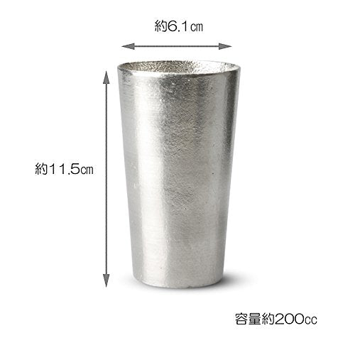 Nousaku Hand-Crafted Tinware Beer Glass 270ml