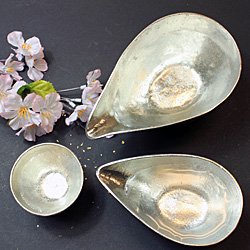 Nousaku Tinware Katakuchi Lipped Sake Server 280ml