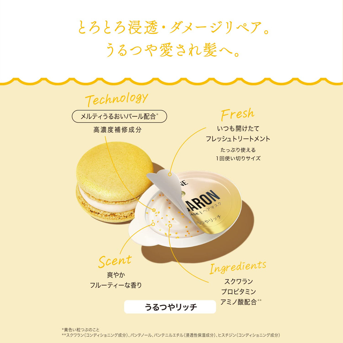 Pantene Macaron Hair Mask Rich Shine for Healthy Vibrant Hair