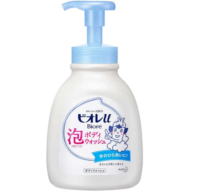 Biore U Foaming Body Wash Pump 600Ml - Japanese