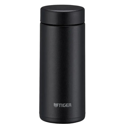 Tiger Thermos Water Bottle 350Ml Screw Mug Bottle 6 Hours Insulation Cold Insulation Home Tumbler Available Steel Black MMZ-W035KK