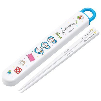 Skater Lunch Box Set with 16.5Cm Chopsticks for Kids Doraemon Design Japan