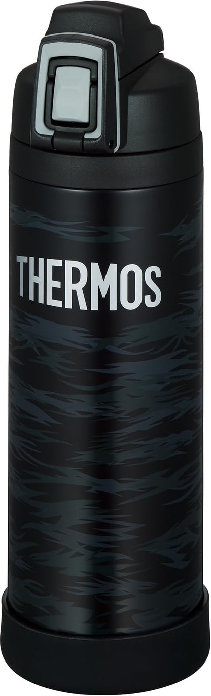 Thermos Fji-1001 Bkgy Vacuum Insulated 1L Water Bottle for Cold Storage Black Gray
