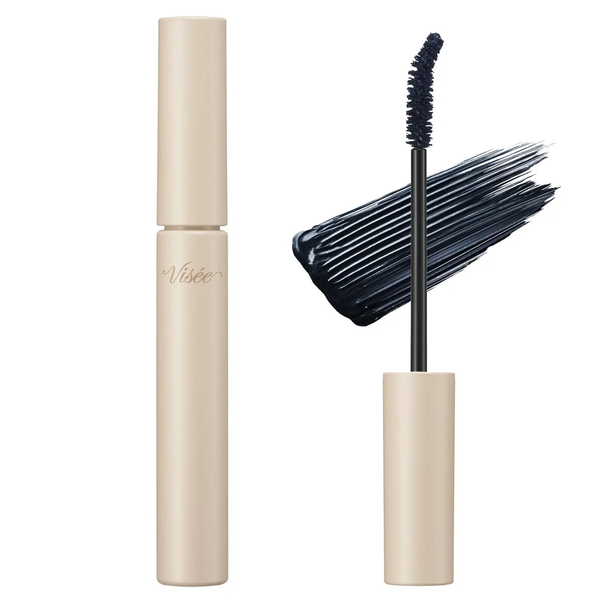 Visee Detail Fit Mascara 01 Blue Black 6.5G Curl-Keeping Film-Type Fiber-Free