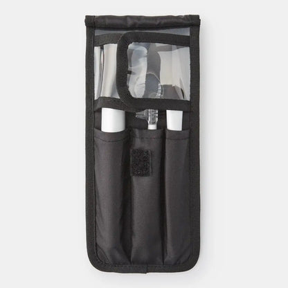 Muji Black Nylon Makeup Brush Pouch 8.5x0.5x19cm 83525446