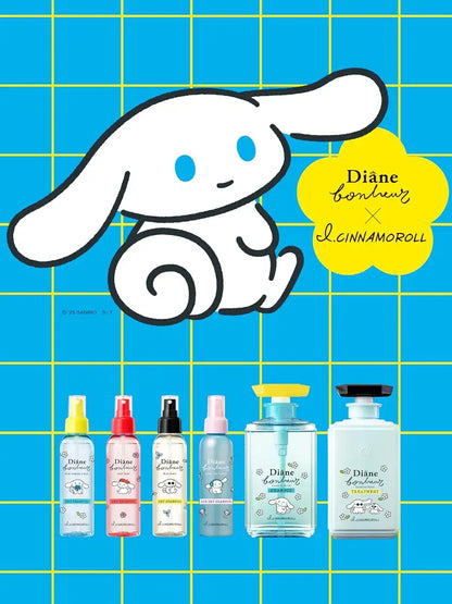 Cinnamoroll x Diane Bonheur Jasmine Blue Scent set Shampoo and Treatment