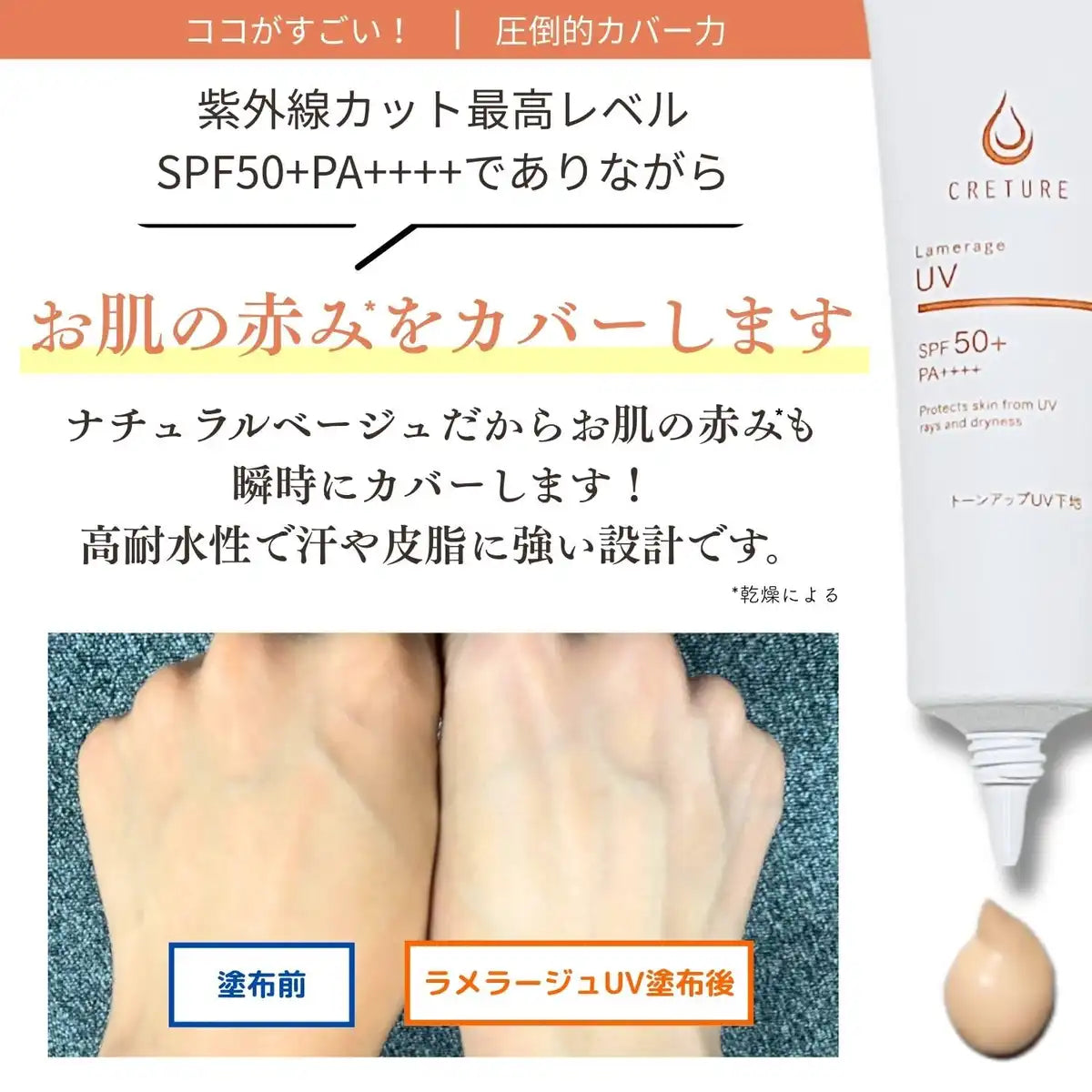Doctor Re9 Creture Lamelage UV Primer SPF50 pour peau sensible 30g