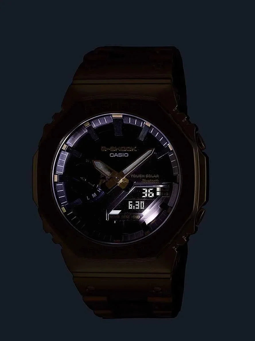 G-SHOCK GM-B2100 Classic Gold Wristwatch with Bracelet Band