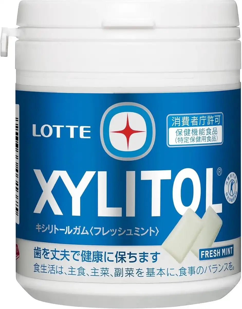 Lotte Xylitol Gum Fresh Mint Chewing Gum
