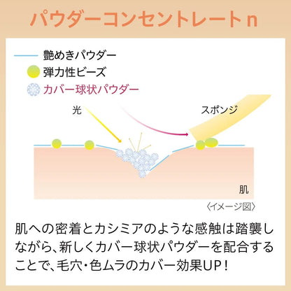 Dew Superior Powder Concentrate N Ocher-C: Long-Lasting Radiant Finish