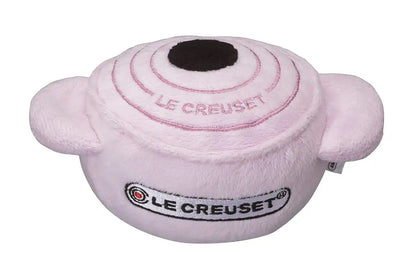Le Creuset Pet Plush Toy Pink Sound-Making Official Japanese Release