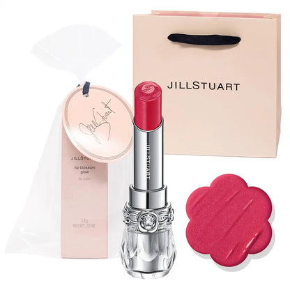 Jill Stuart Lip Blossom Glow 13 Happy Primula 3.6G Lipstick with Gift Wrap