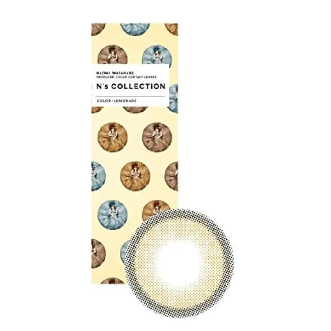 N'S Collection 10 Pieces Naomi Watanabe Color Contact Lenses [Lemonade] -10.00 Japan