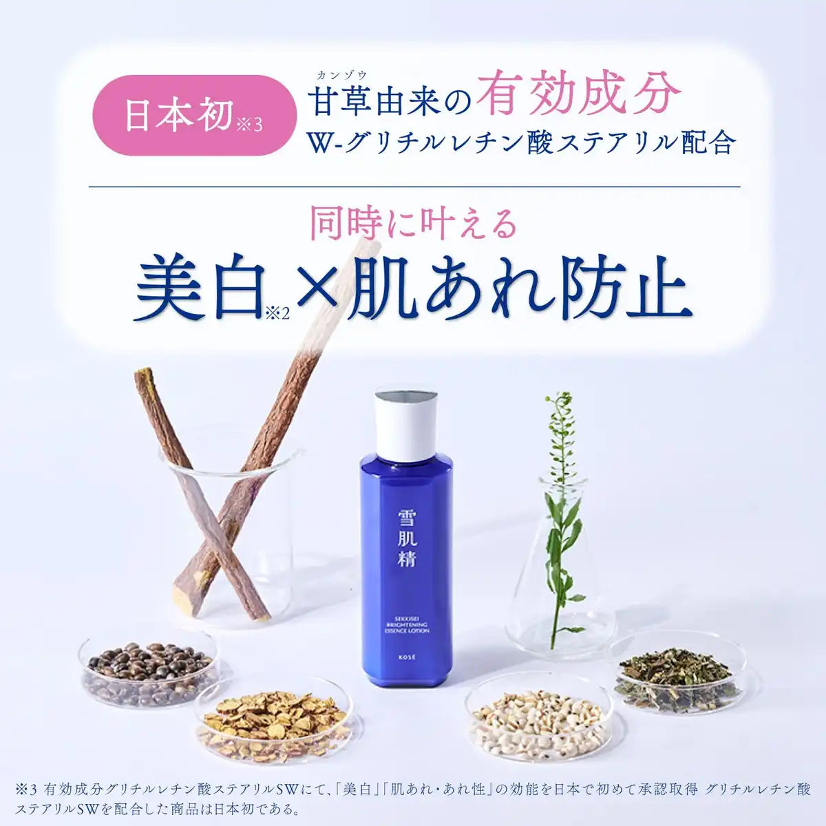 Sekkisei Whitening Lotion Kit: Brightening Essence Emulsion Cream - 310ml Refill