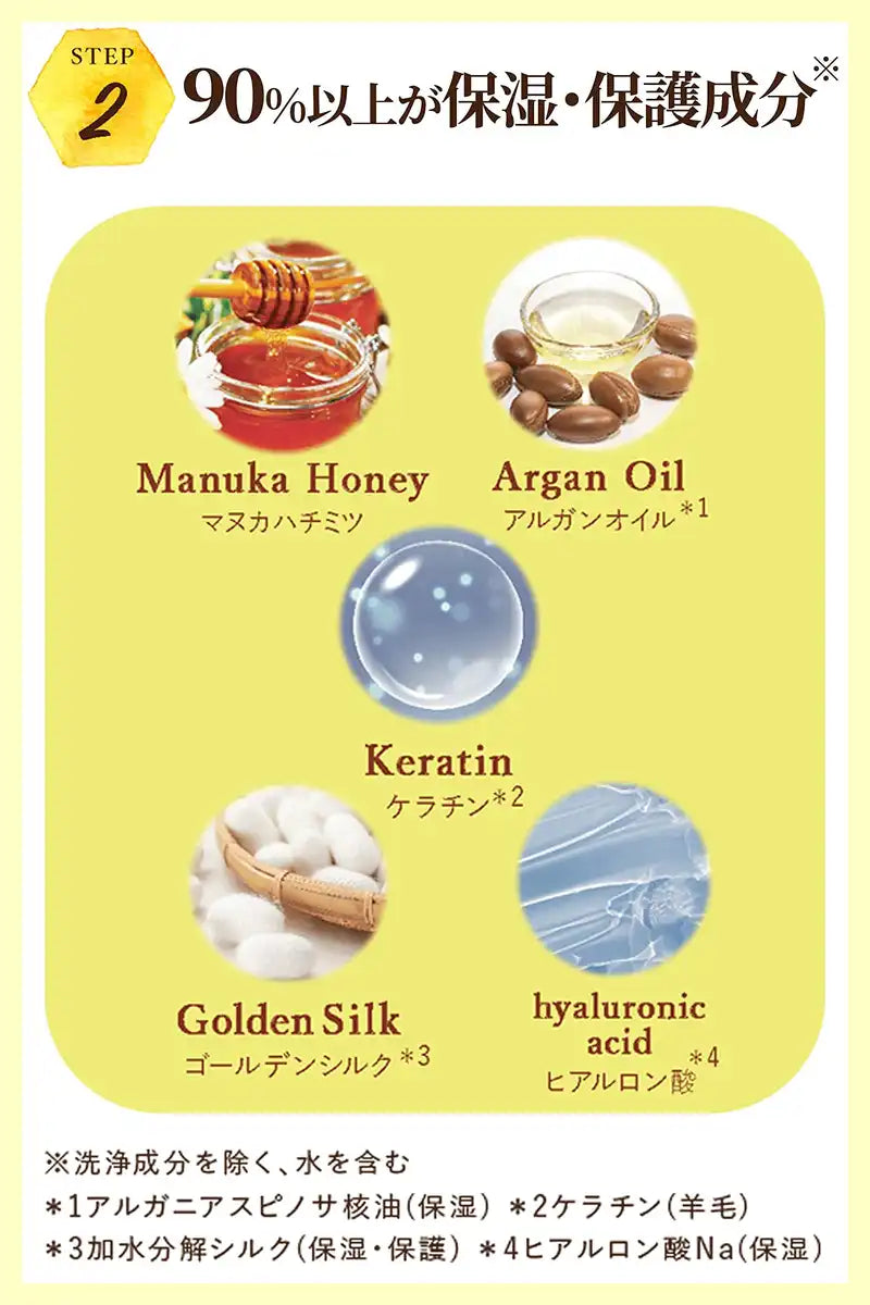 Honey Silky Smooth Moisture Hair Pack Japan For Rough Hair 130G
